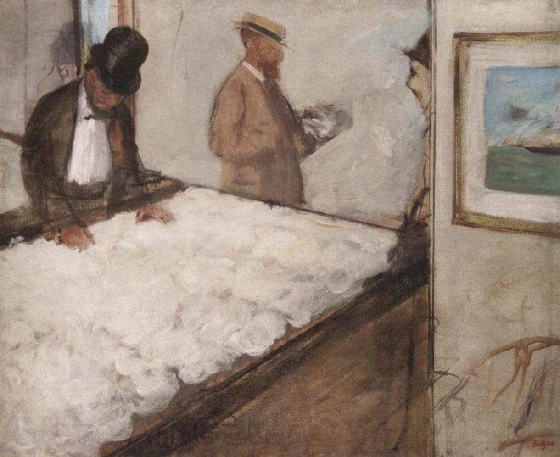 Edgar Degas Cotton Merchants in New Orleans Spain oil painting art